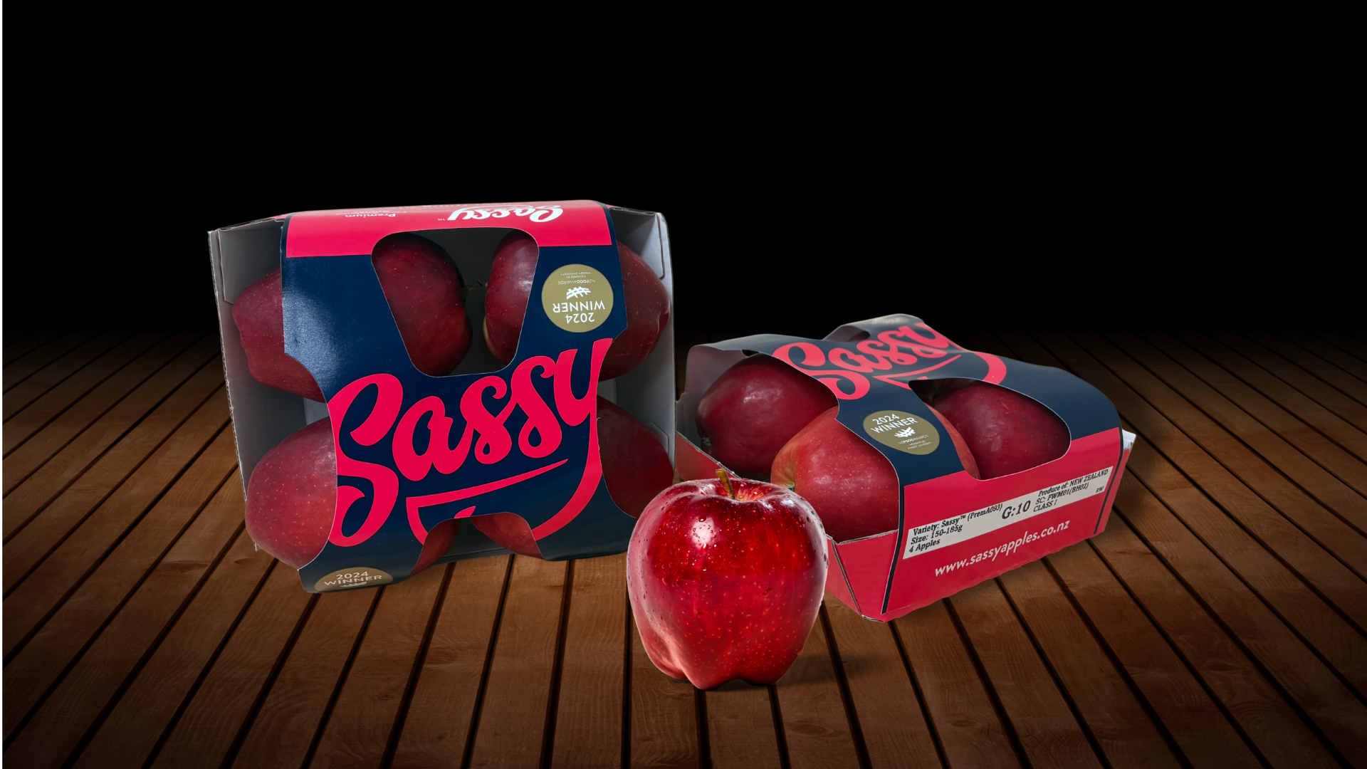 Linerless Fruit Lid and Cartonboard Tray to 4 Pack Apples - Ravenwood ...